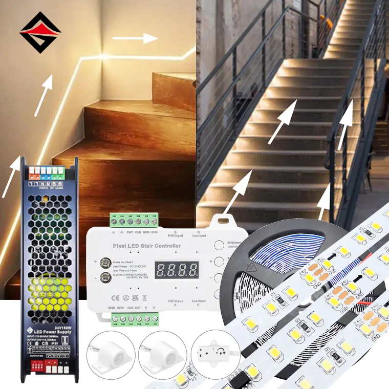 カスタマイズ可能なLED Stair Light Stripセット