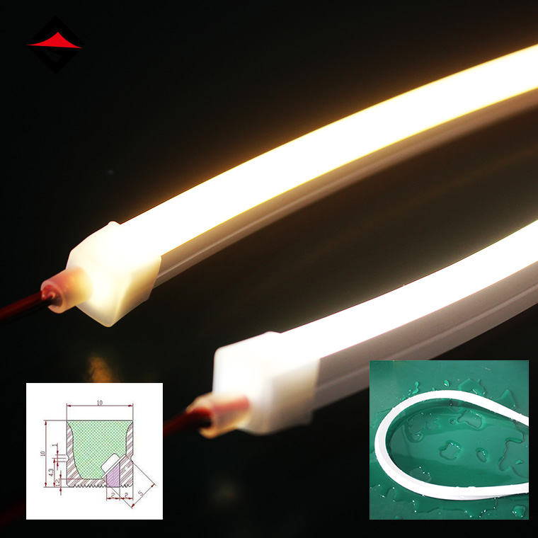 高品質の10*10mm LEDネオンライトストリップ
